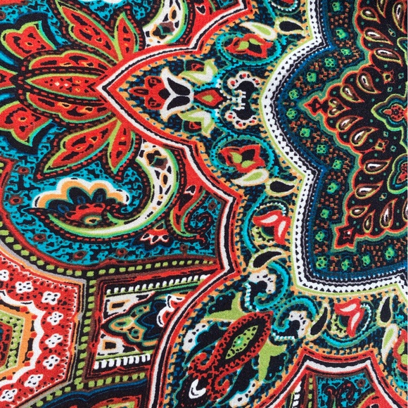 Beautiful bohemian short-sleeve dress (medium) - Picture 3 of 3